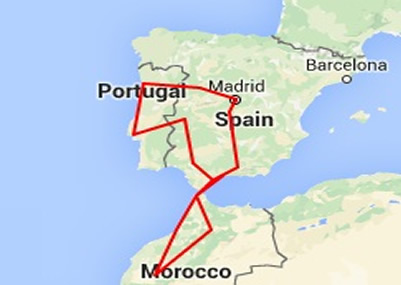 Spain Portugal Morocco